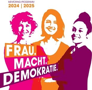 Logo des Mentoring-Programms „Frau.Macht.Demokratie.“ © Gemeinde Dötlingen